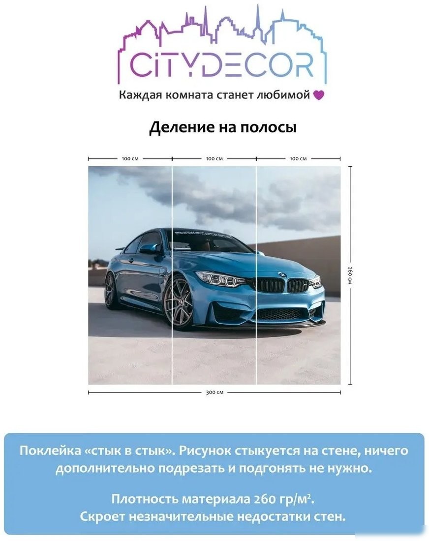 Фотообои Citydecor Транспорт 30 300x260