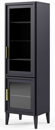Шкаф-витрина Молодечномебель Charlie ВМФ-1525 D-2 (правый, шафран)