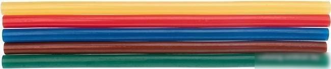 Клеевые стержни Rexant 09-1280 (10 шт, разноцветный)