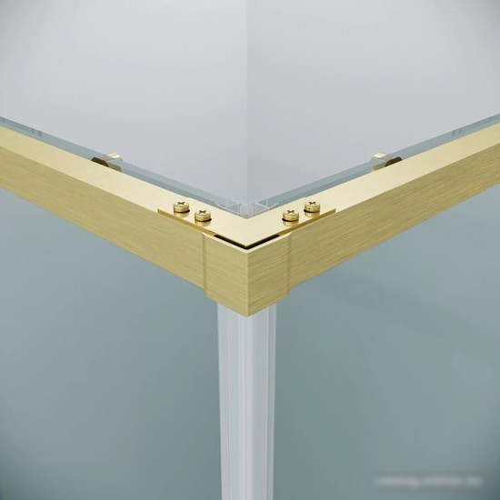 Душевой уголок Grossman Galaxy 90x70x195 300.K33.01.9070.32.00 (золото сатин/прозрачное стекло)