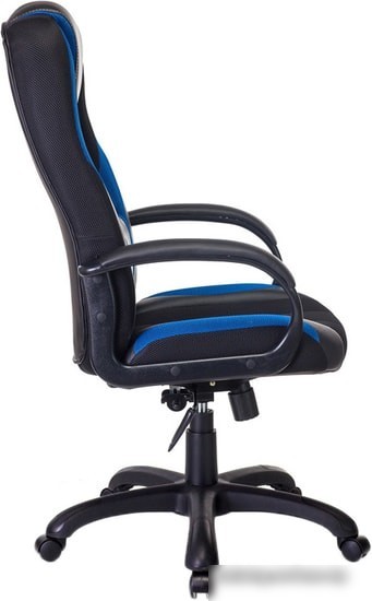 Кресло Бюрократ VIKING-9/BL+BLUE (черный/синий)