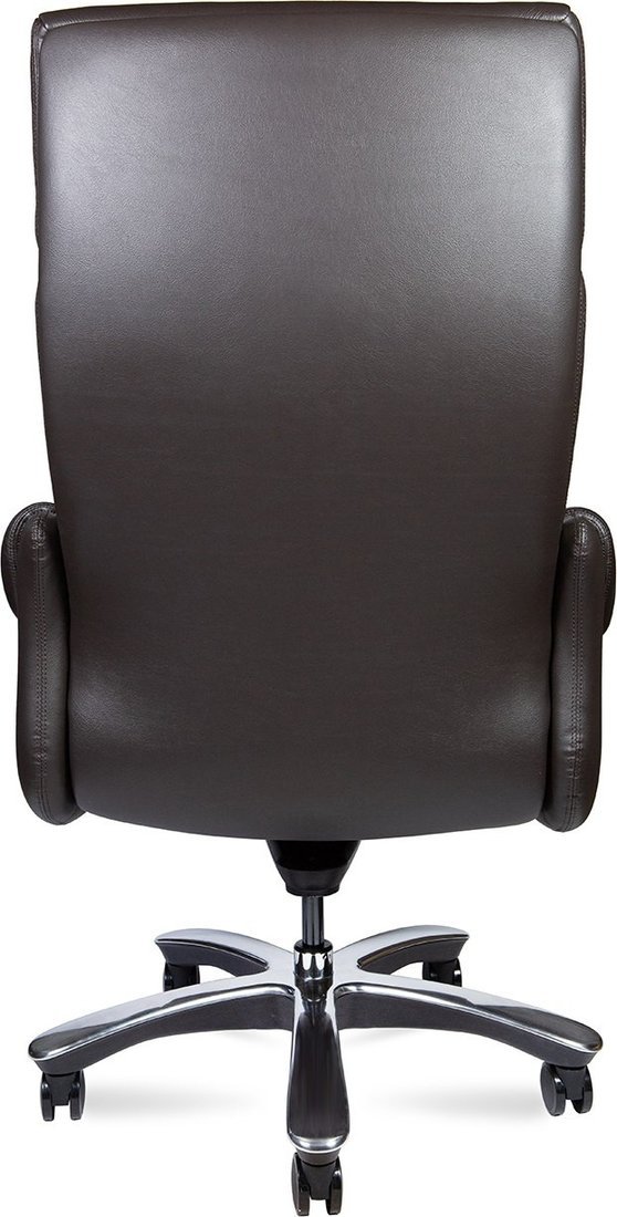 Офисное кресло Norden Ritz A 2108 brown leather (кожа коричневый/алюминиевая крестовина)