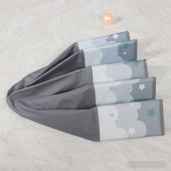 Сухой бассейн UNIX kids Kids Smile 100 см (grey)