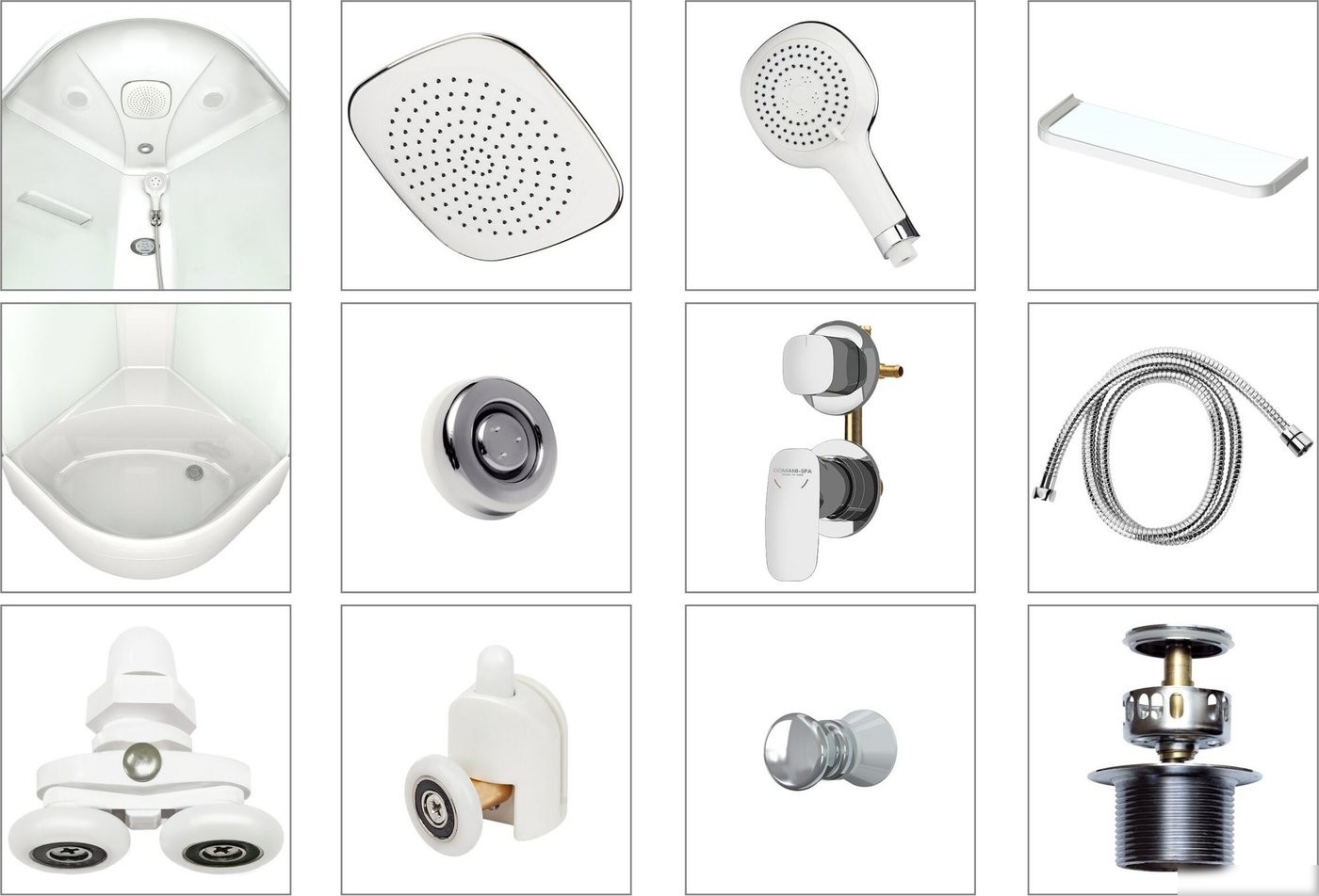 Душевая кабина Domani-Spa Delight Slim 88 High DS01DS88HWM00