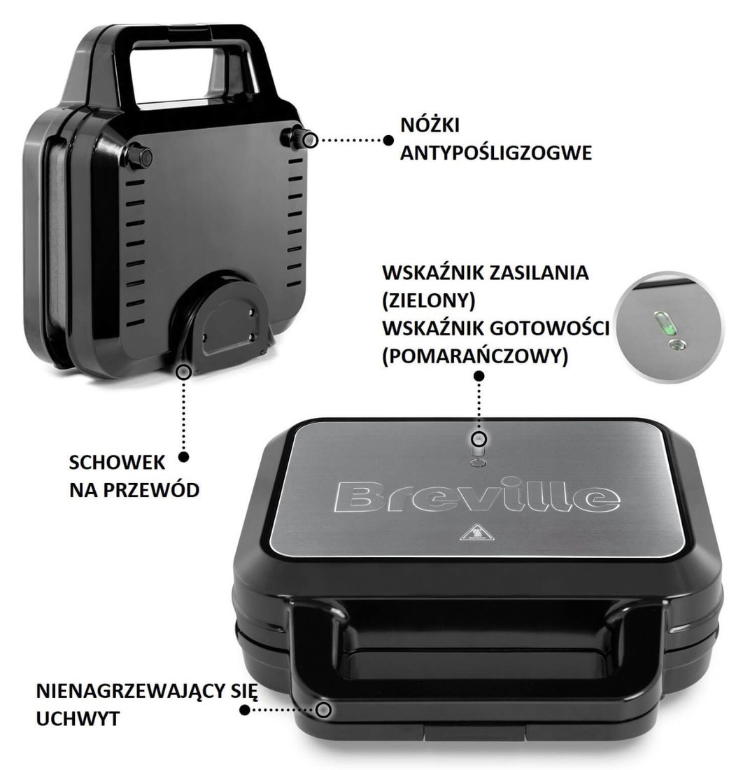 Многофункциональная сэндвичница Breville VST098X
