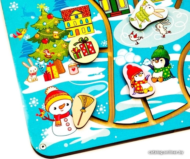 Лабиринт WoodLand Toys Новый год 114113
