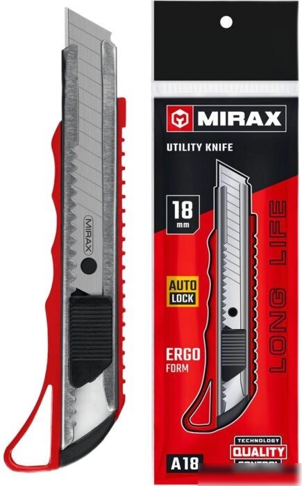 Нож строительный Mirax 9127