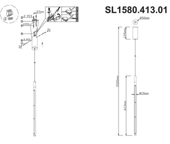 Подвесная люстра ST Luce Ralio SL1580.413.01