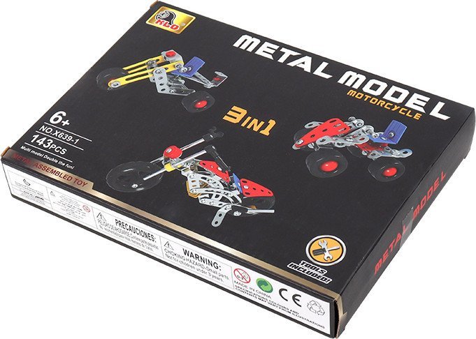 Металлический конструктор Darvish 3 в1 Metal model SR-T-4790B (143 дет.)