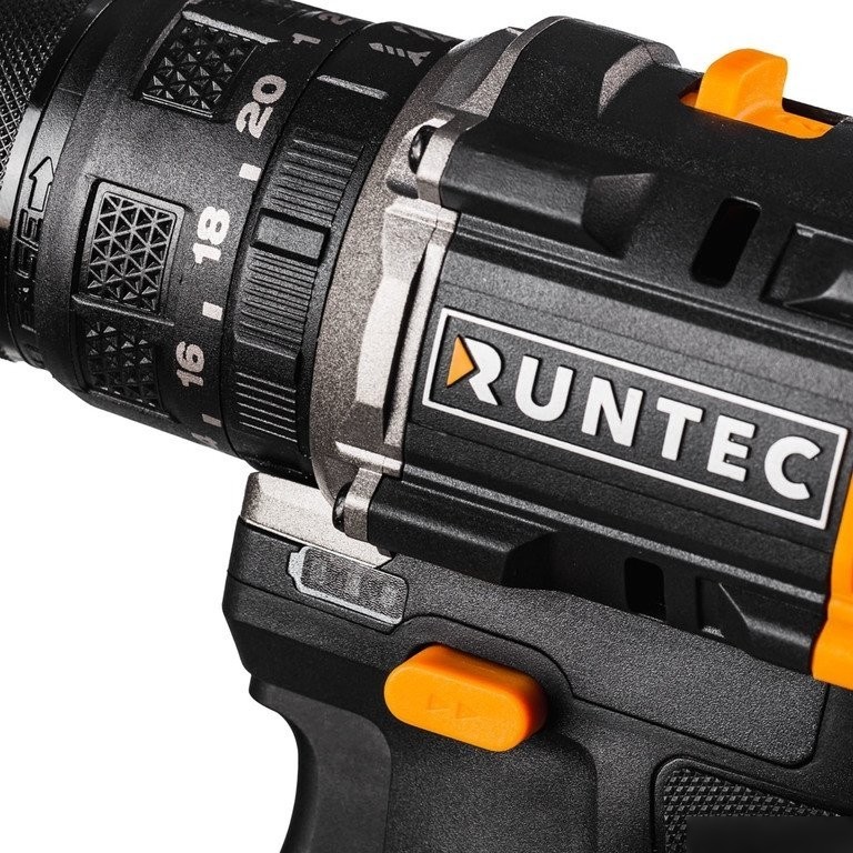 Ударная дрель-шуруповерт Runtec RT-ID124 (с 2-мя АКБ, сумка)