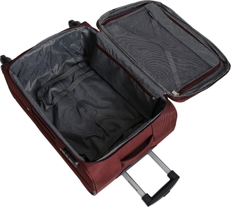 Чемодан-спиннер Redmond NF05-24BR (M, бордовый)