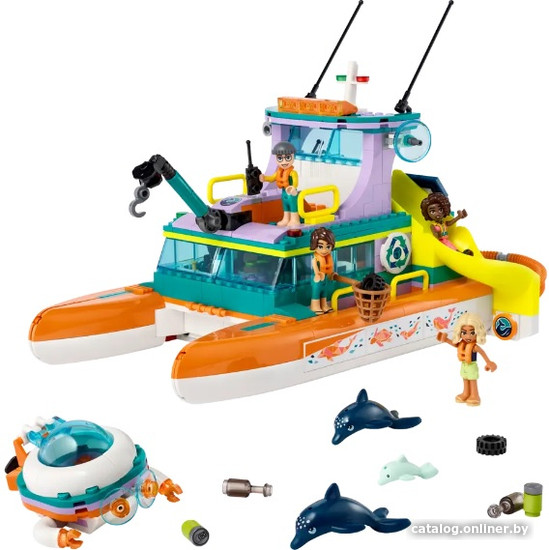 Конструктор LEGO Friends Морская спасательная лодка 41734