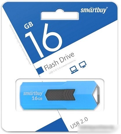USB Flash Smart Buy Stream 16GB (синий)