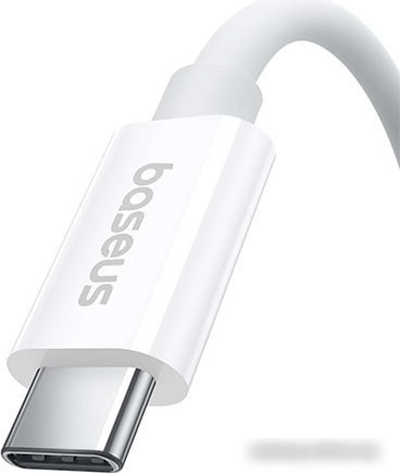 Кабель Baseus Superior Series 2 USB4 Full-Function Fast Charging Cable 240W USB Type-C - USB Type-C (1 м, белый)