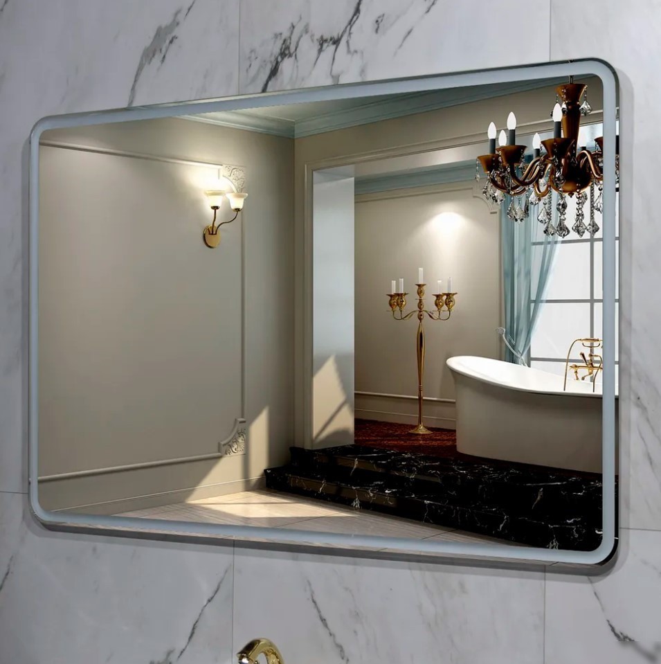 Пекам Зеркало Marta 1 110x80 marta1-110x80dp (с подсветкой, с сенсором на взмах руки и подогревом)