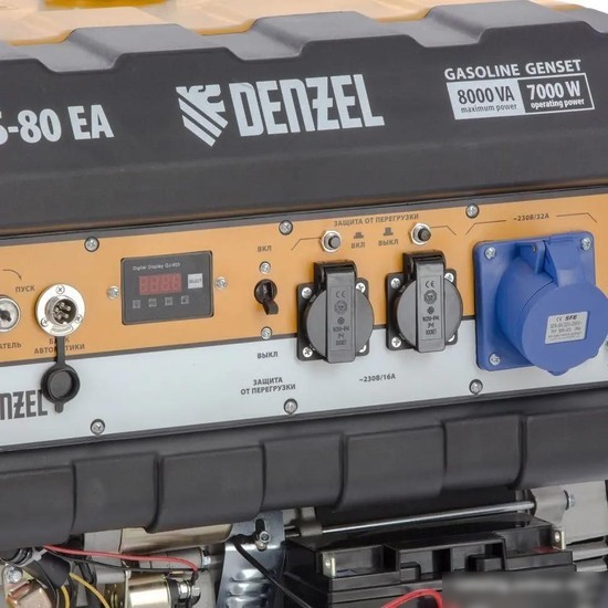 Бензиновый генератор Denzel PS 80 EA