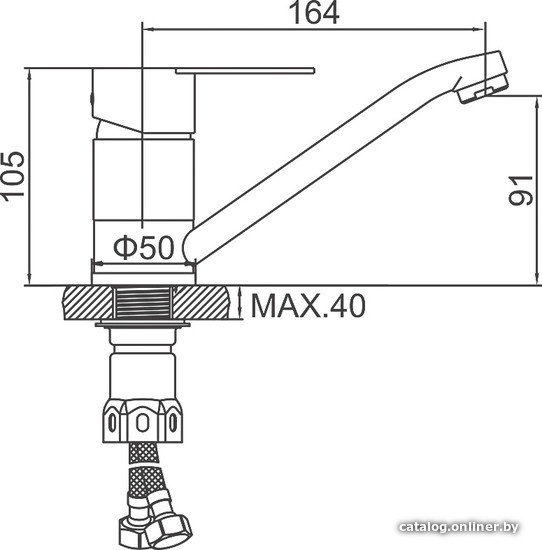 Смеситель Ledeme L74503-2