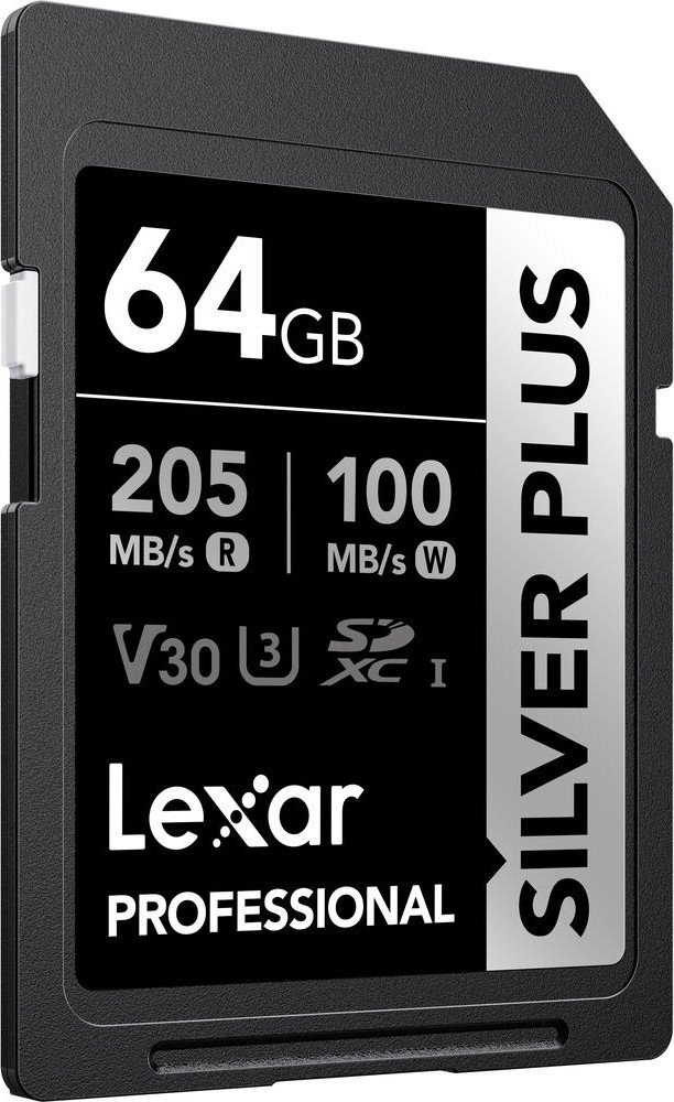 Карта памяти Lexar Professional SILVER PLUS SDXC LSDSIPL064G-BNNNG 64GB