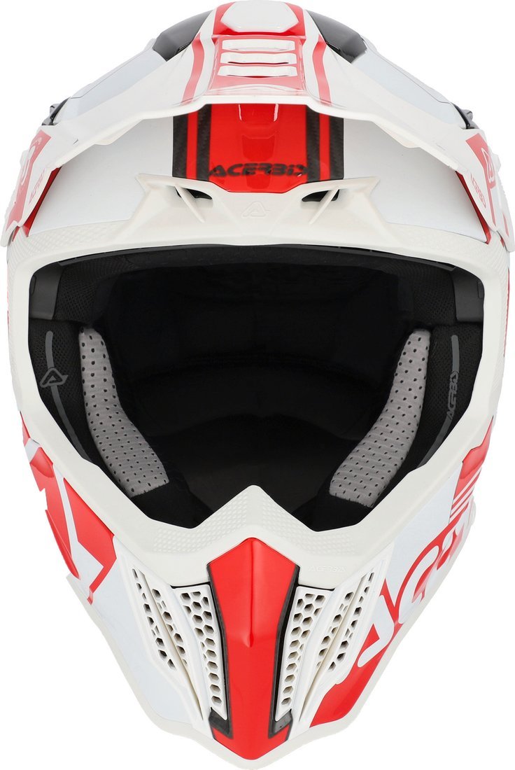 Мотошлем Acerbis Airstrike-C 0026832.239.064 (M, белый/красный)