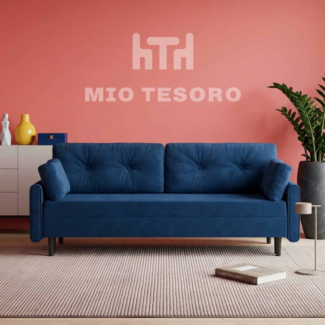 Диван Mio Tesoro Оливер SB3 (Ultra Midnight)