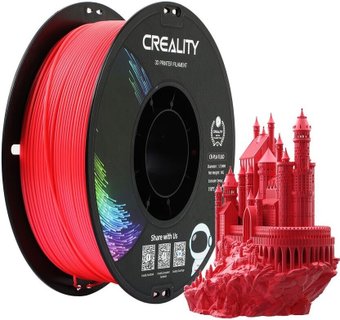 Филамент Creality PLA-CR 1.75мм 3301140001 (1 кг, флуоресцентный красный)