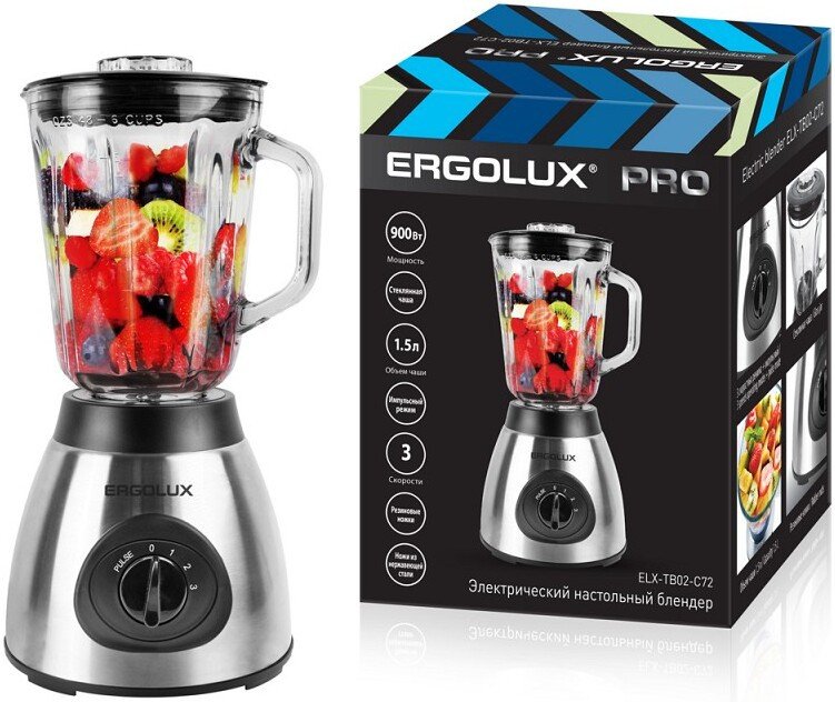 Стационарный блендер Ergolux ELX-TB02-C72 Стационарный блендер Ergolux ELX-TB02-C72