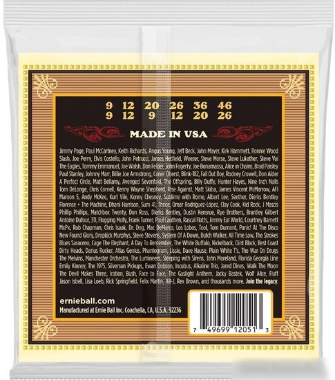 Струны для гитары Ernie Ball 2051 9-46