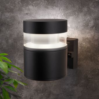 Уличный настенный светильник Elektrostandard Techno LED 1530 (черный)