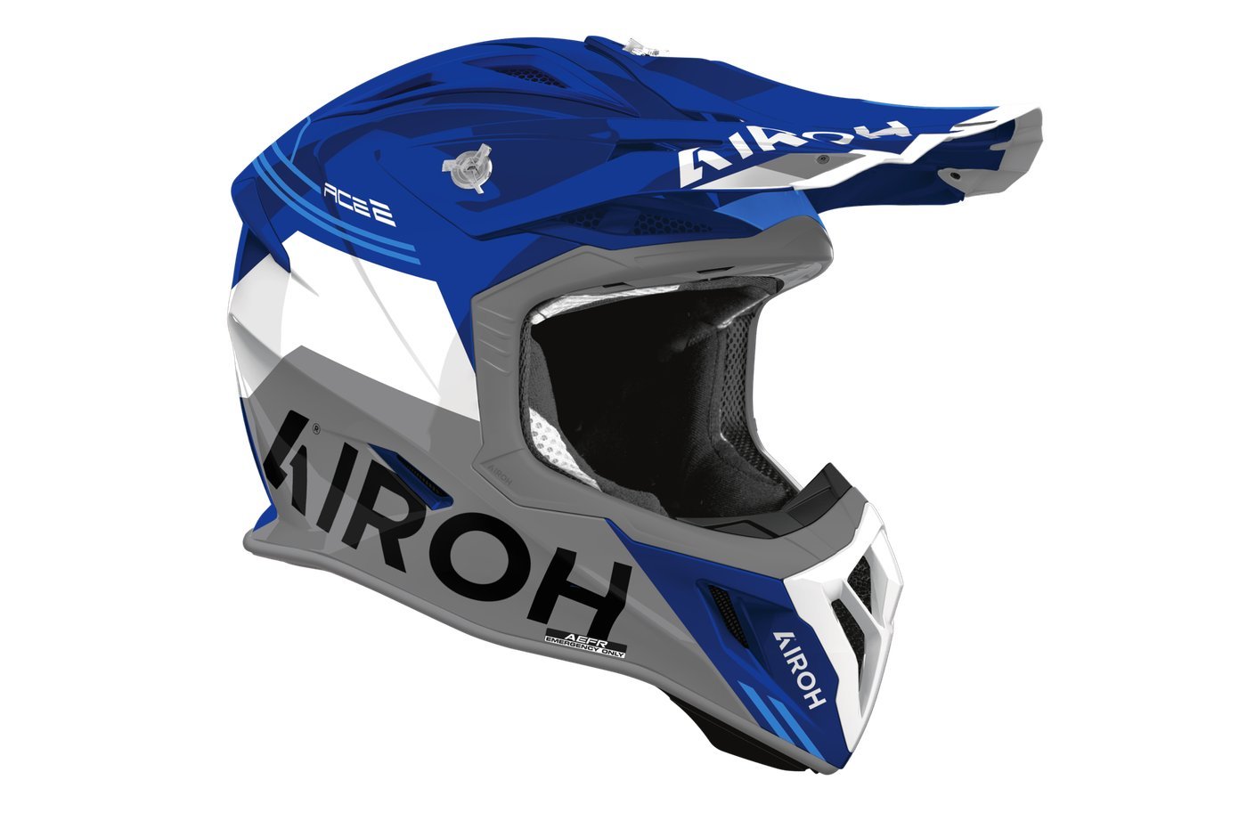 Мотошлем Airoh Aviator Ace 2 Fury AV22F18-M (M, синий глянец)