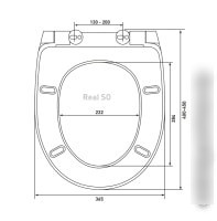 Сиденье для унитаза Berges Wasserhaus Real SO 011503 (с микролифтом)