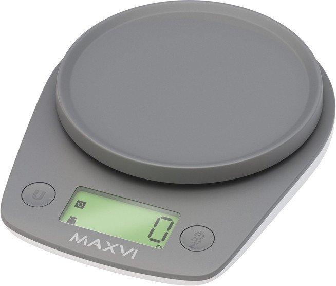 Кухонные весы Maxvi KS102P (серый)