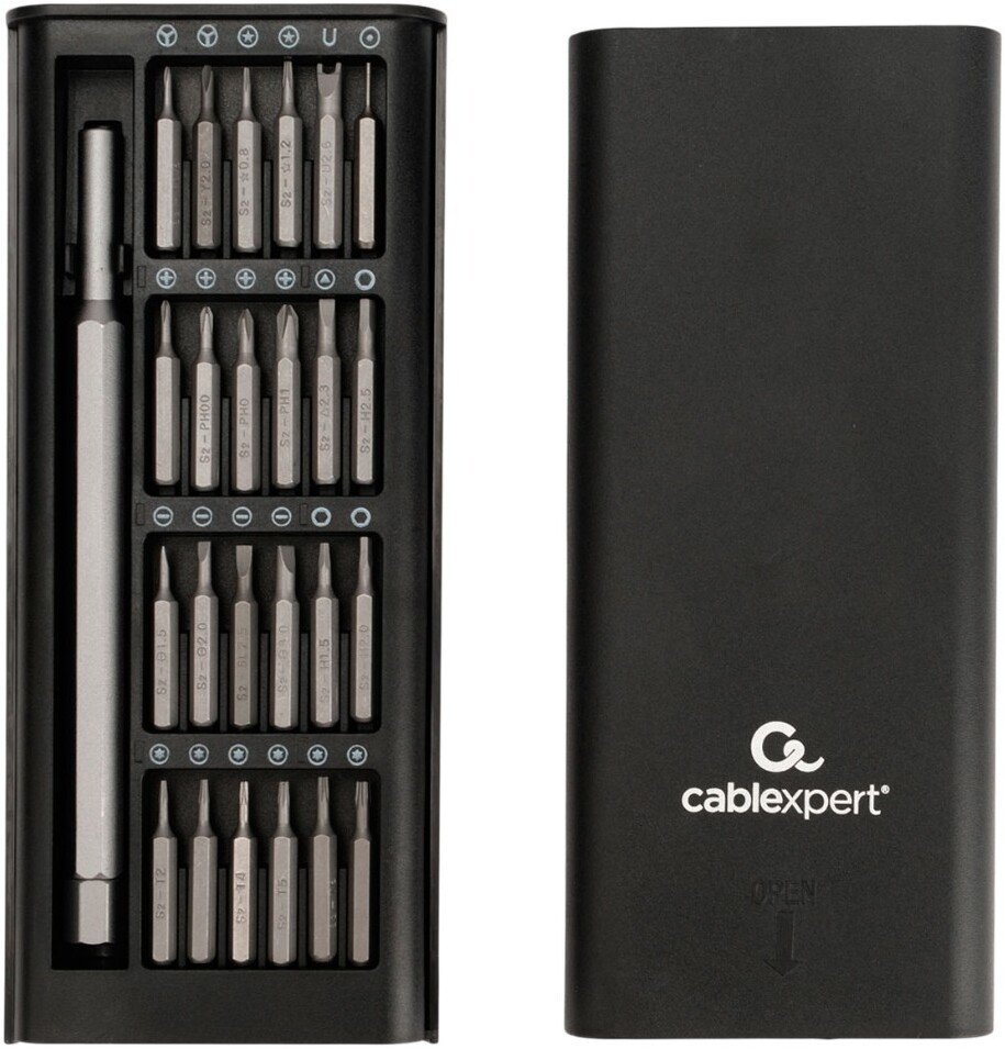 Набор отвертка с битами Cablexpert TK-SD-25 (25 предметов)