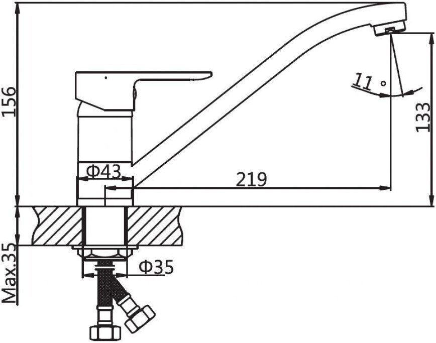 Смеситель AV Engineering AVLOR4-A359-627
