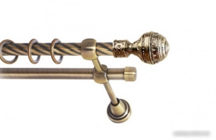 Наконечник для карниза Lm Decor YF161 Ампир 16(19)мм (антик)