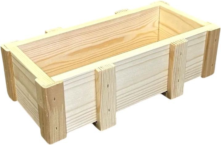 Кашпо KraftHouse Балконный ящик 15x32x9 2043416450258 (натуральный)