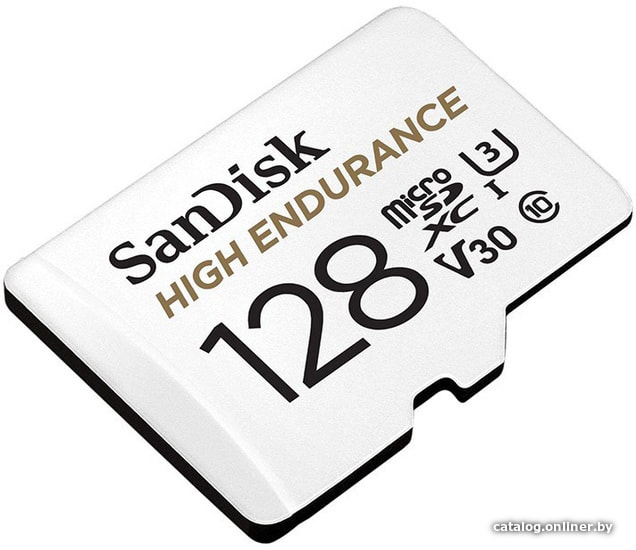 Карта памяти SanDisk High Endurance microSDXC SDSQQNR-128G-GN6IA 128GB (с адаптером)