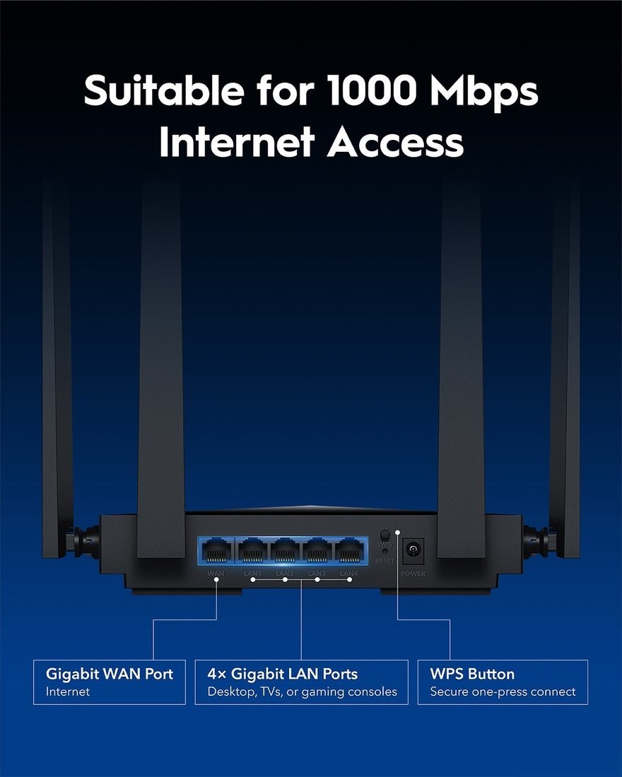 Wi-Fi роутер Cudy WR3600 1.0