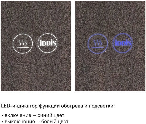 Мебель для ванных комнат IDDIS Зеркало Edifice ЗЛП107