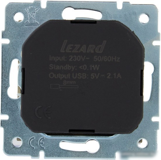 Розетка Lezard Vesna 742-3688-181