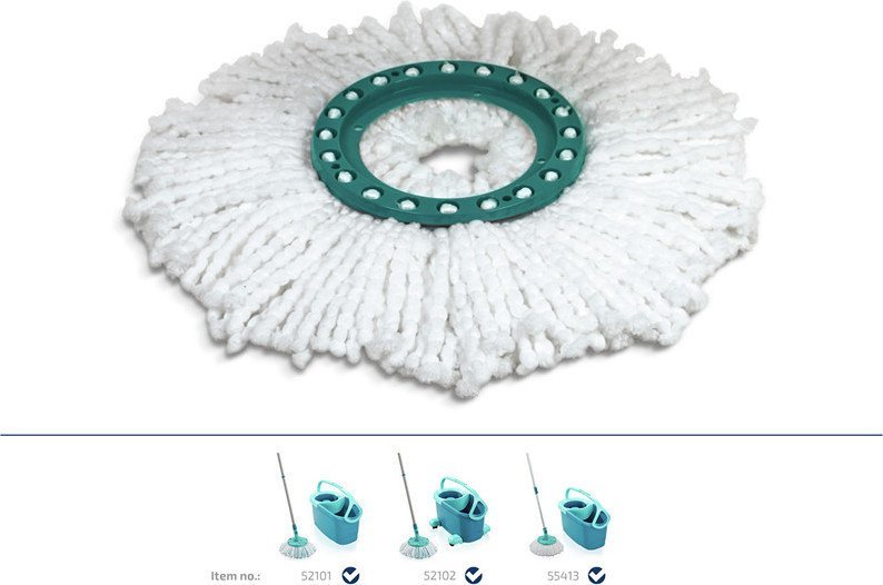 Сменная насадка для отжимной швабры Leifheit Clean Twist Mop 52095