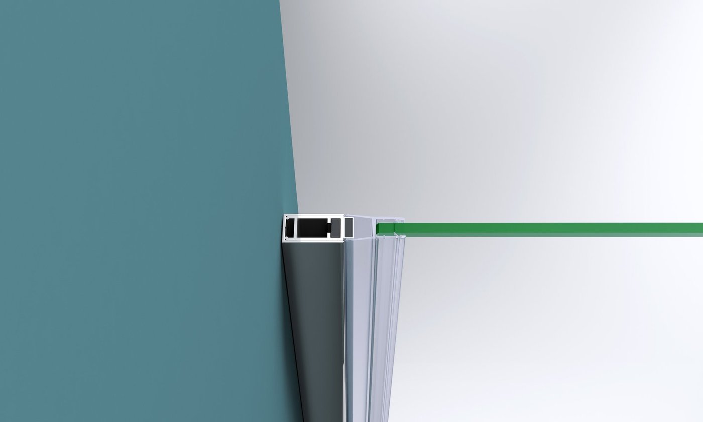 Душевая дверь BelBagno KRAFT-60/60-C-Cr-R