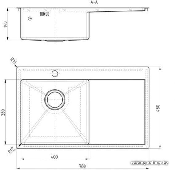 Кухонная мойка Alveus Quarto 20 1124384