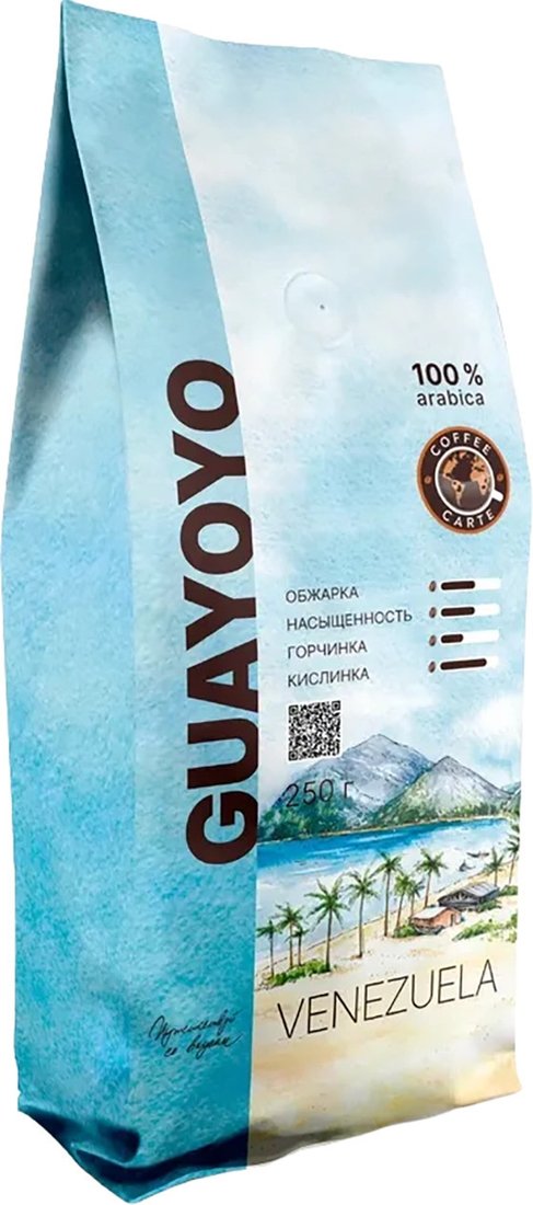 Кофе Coffee Carte Guayoyo Венесуэла 250 г Кофе Coffee Carte Guayoyo Венесуэла 250 г