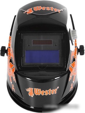 Сварочная маска Wester WH8 990-075 (черный/оранжевый)