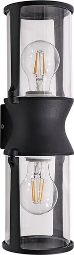 Уличный настенный светильник Arte Lamp Minchir A8306AL-2BK