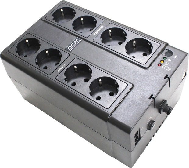 Источник бесперебойного питания Powercom SPD-850E Cube