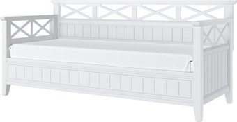 Кровать-тахта Bravo Мебель Амелия 800x2000 (белый античный)