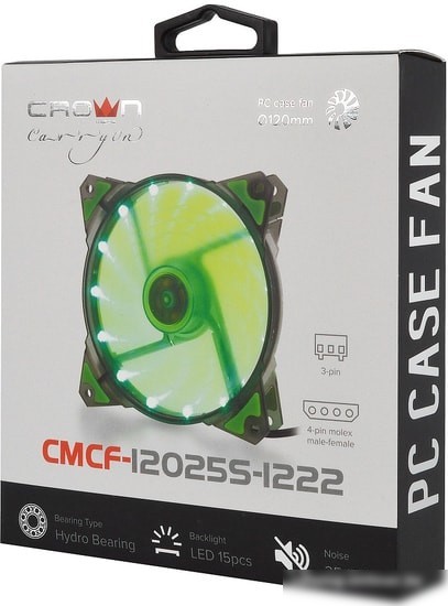 Вентилятор для корпуса CrownMicro CMCF-12025S-1222