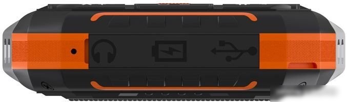 Кнопочный телефон Maxvi T101 (оранжевый)