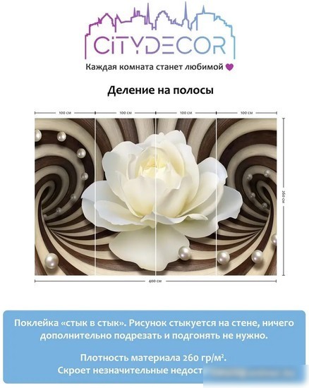 Фотообои Citydecor Абстракция 35 400x260